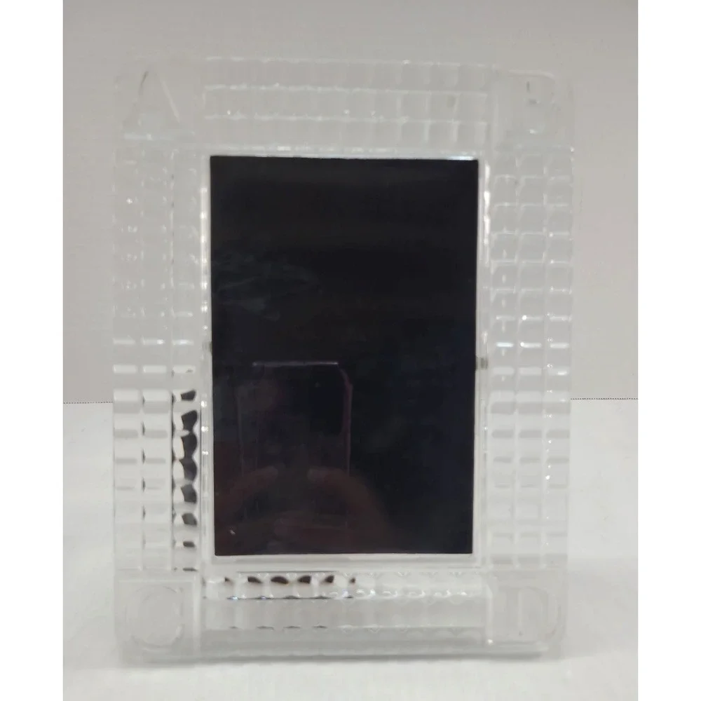 Waterford Crystal ABCD Alphabet Baby Picture Frame for 4x6 Photos Vintage